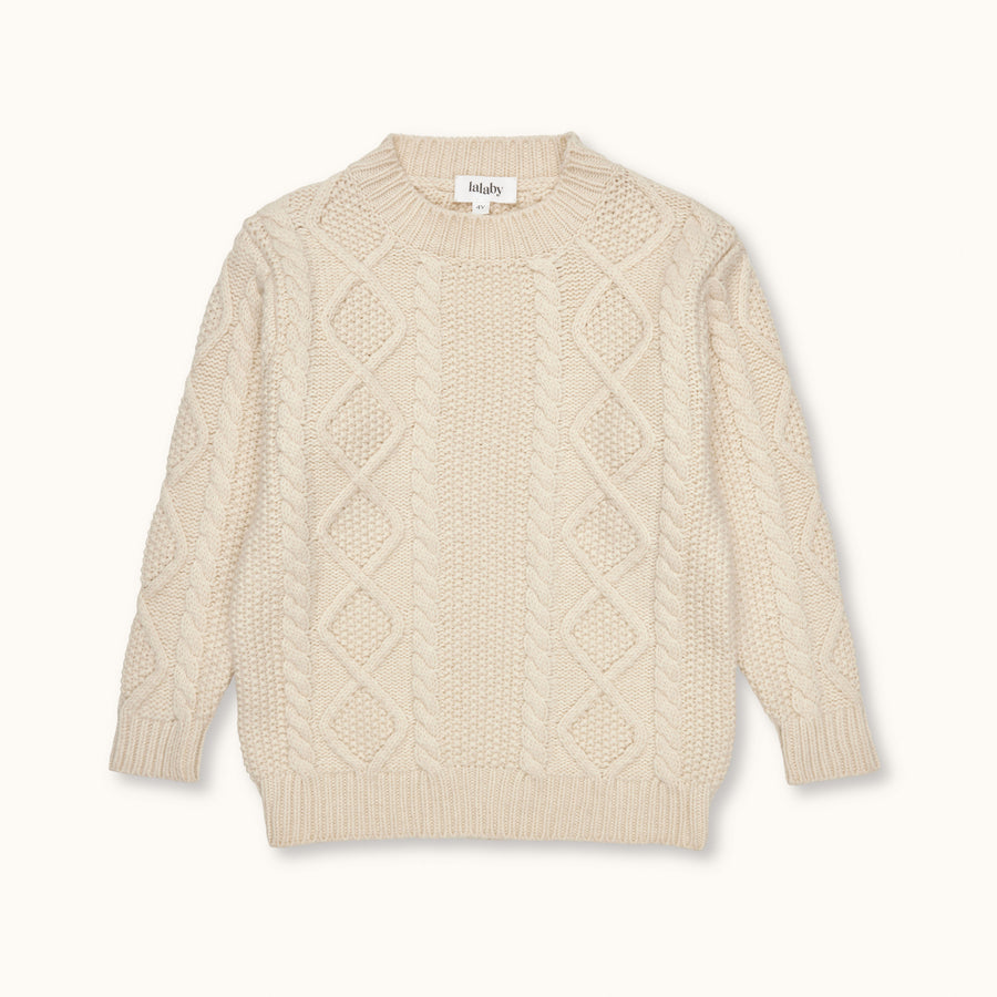Aran sweater natural