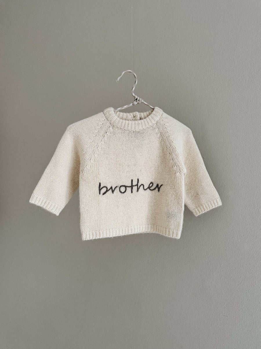 Brother sweater natural (baby)