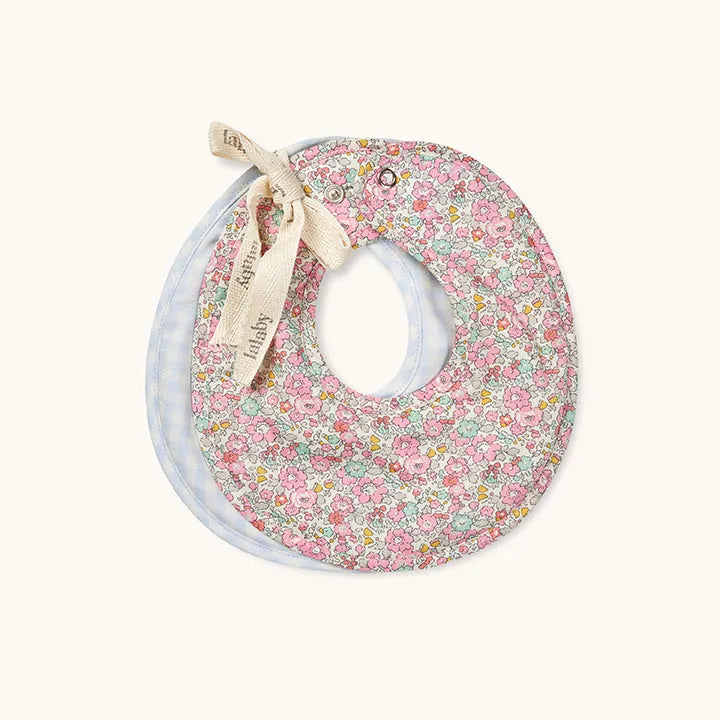 Bibi bibs 2-pack pink betsy