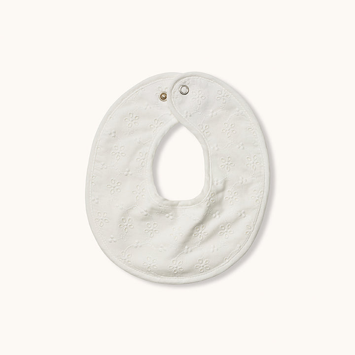 Lalaby - Bibi bib broderie anglaise