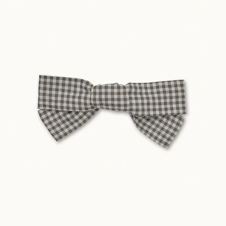 Big hair bow forest check