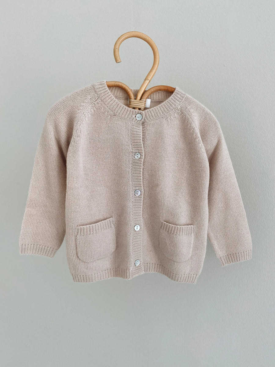 Bobbie cardigan powder baby