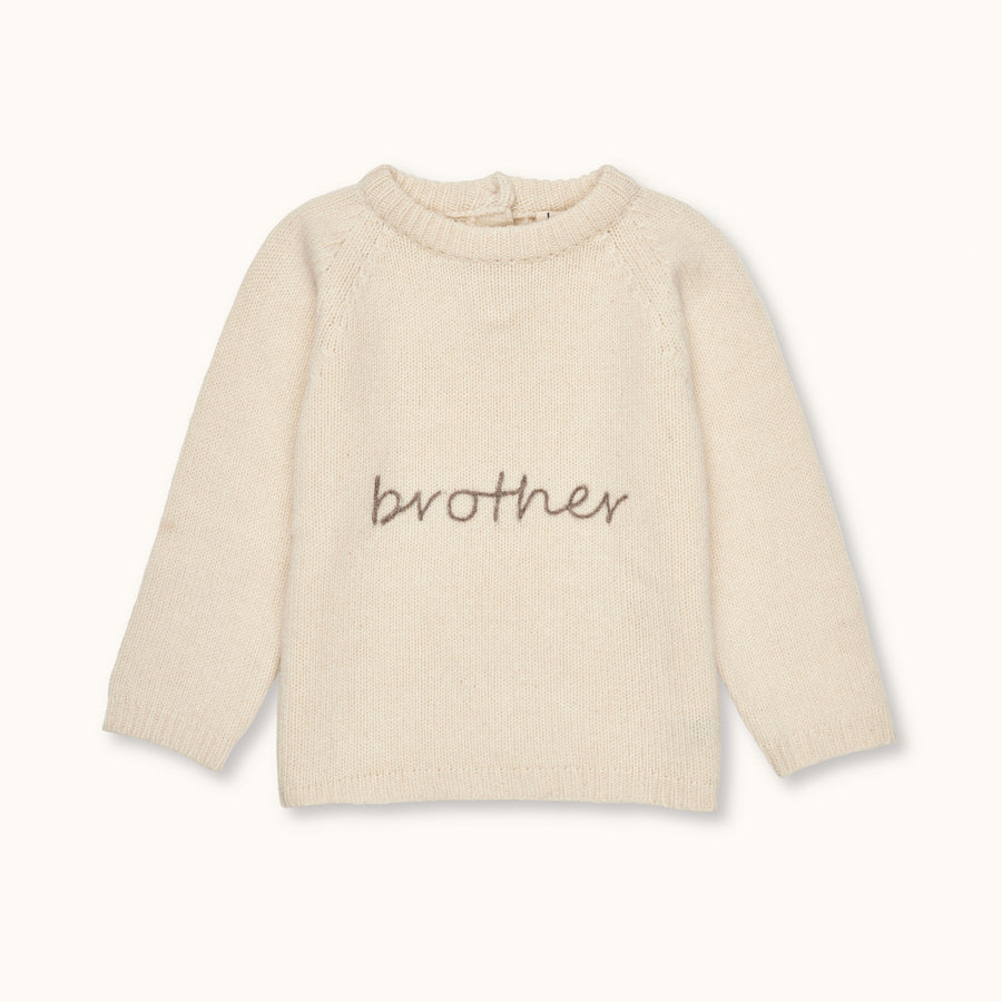 Brother sweater natural (kids)