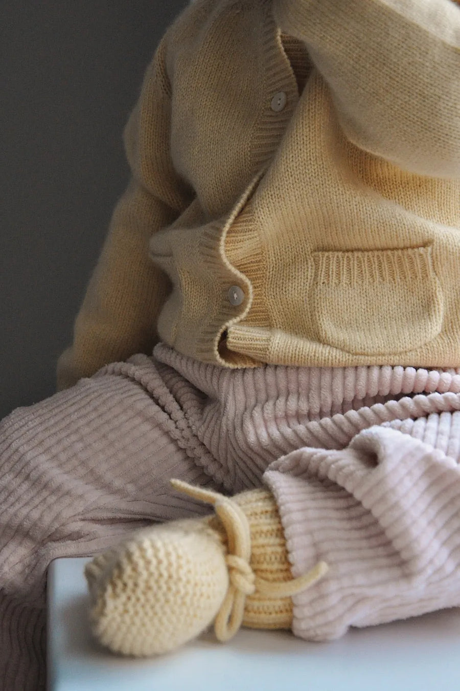 Bobbie cardigan honey (baby)