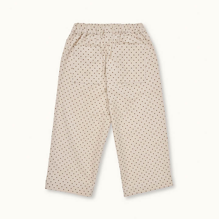 Frankie pants brown dot