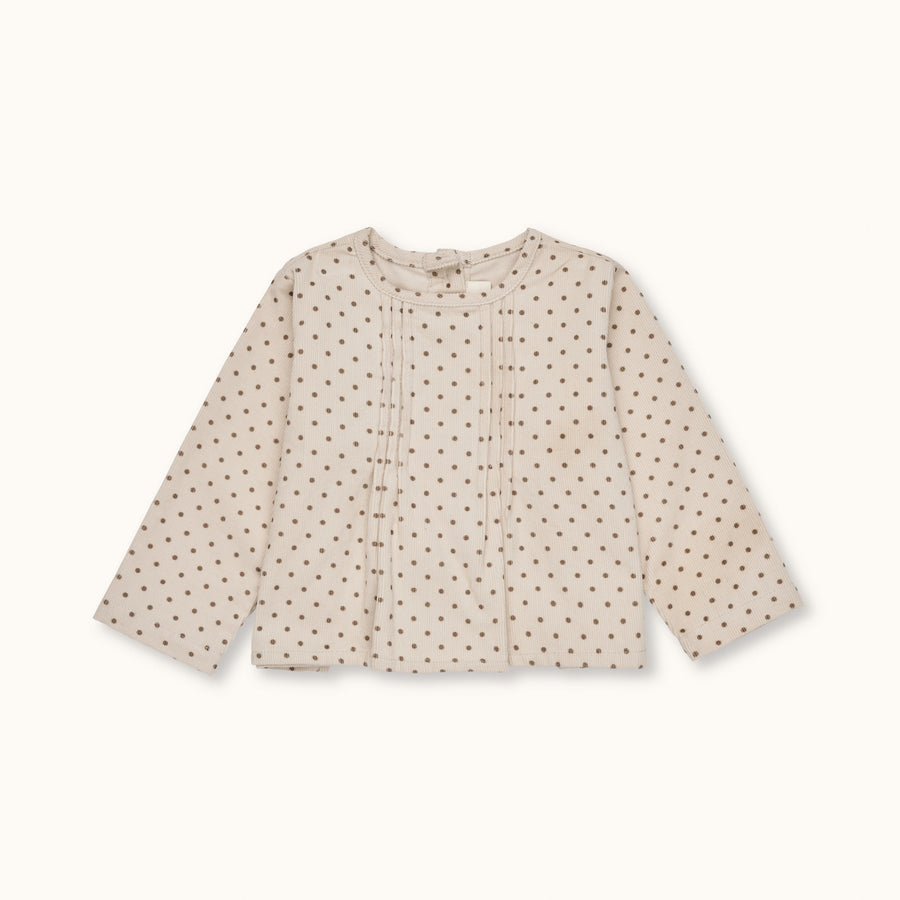 Holly top brown dot (baby)