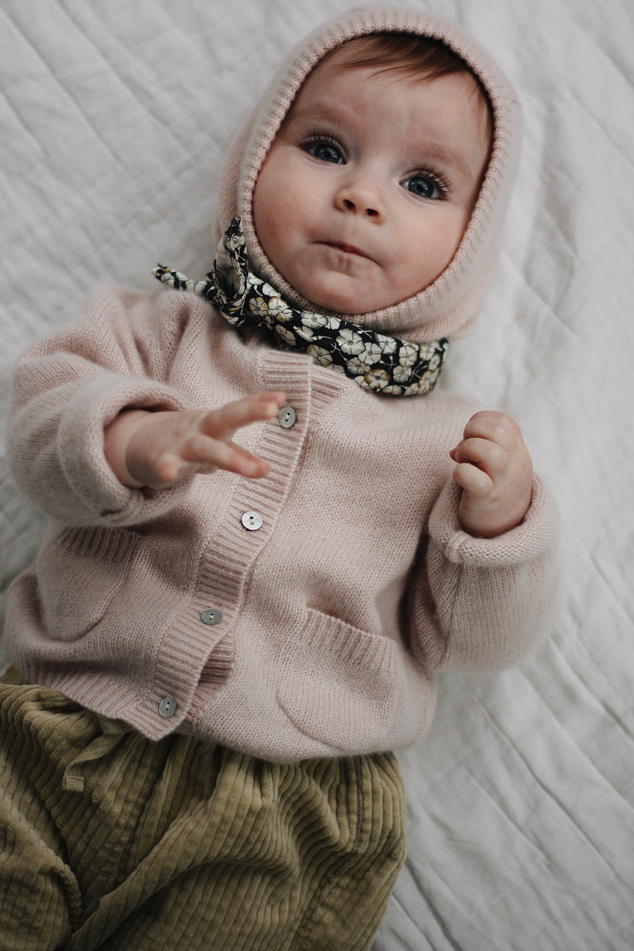 Bobbie cardigan powder (baby)