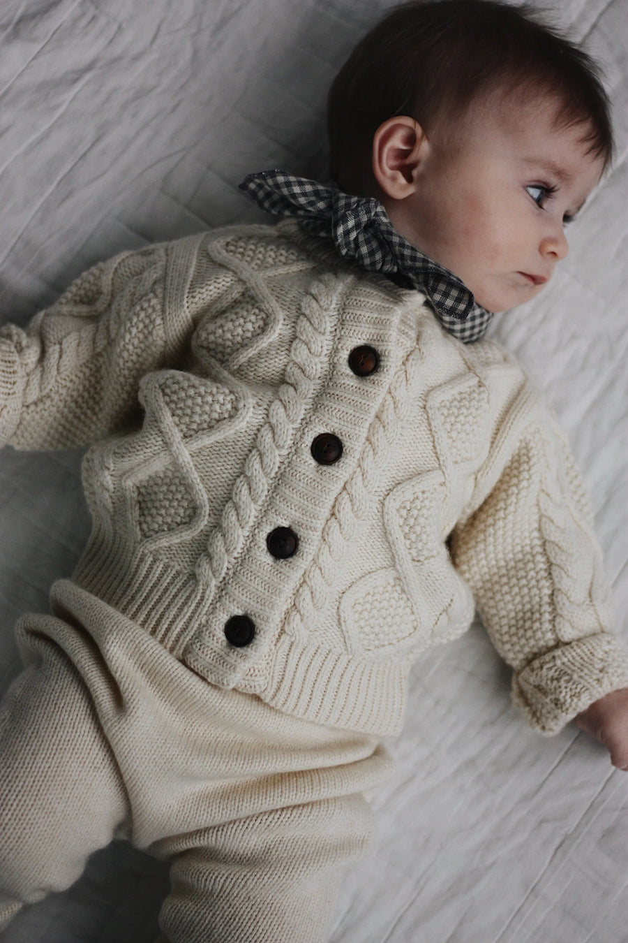 Eddie scarf forest check