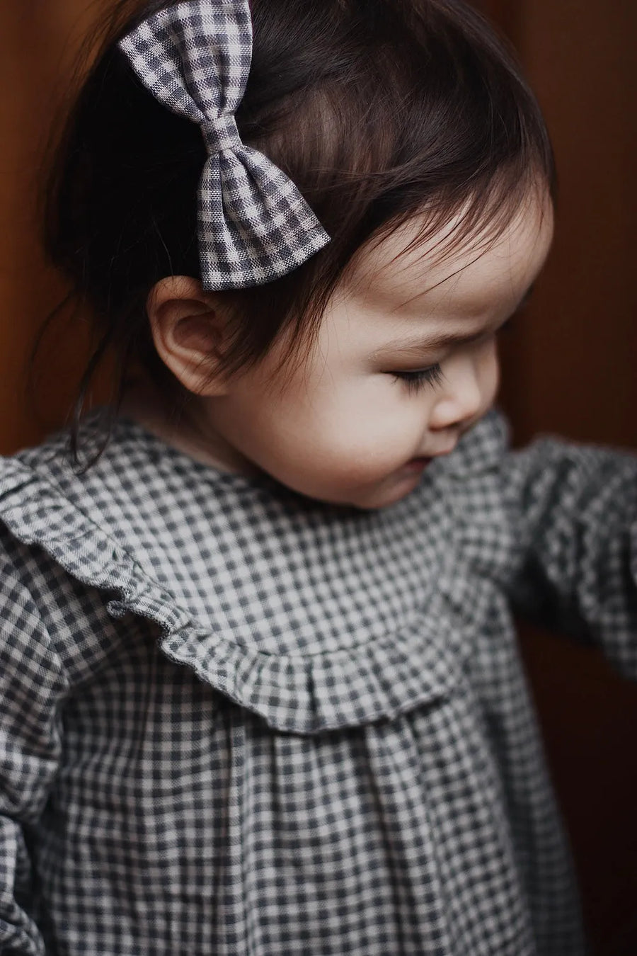 Noey dress forest check (baby)