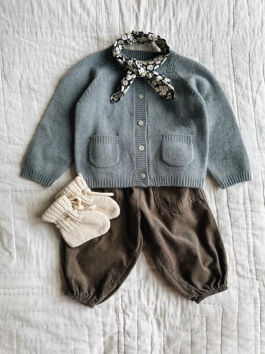 Bobbie cardigan dove (baby)