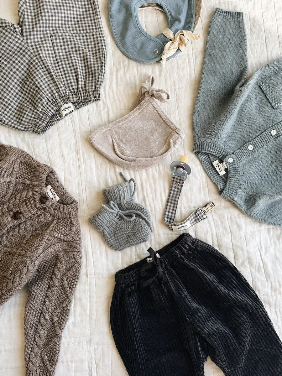 Panda pants forest check