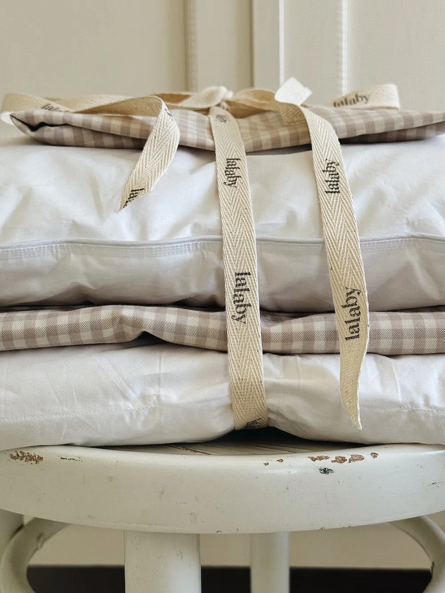 Junior bundle beige: Bedding, Duvet & Pillow