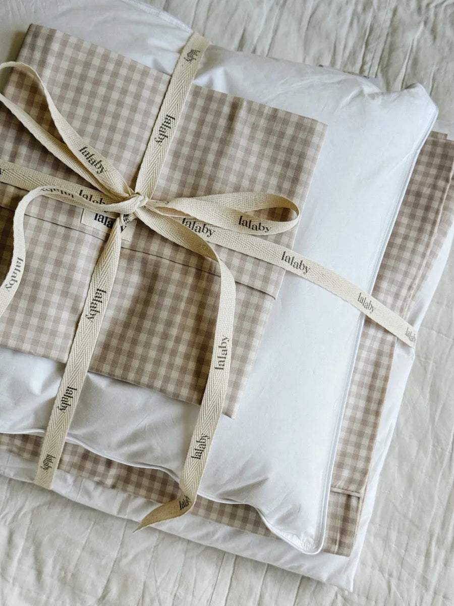 Junior bundle beige: Bedding, Duvet & Pillow