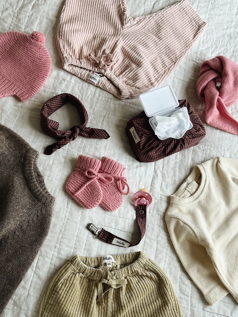 Eddie scarf indigo check