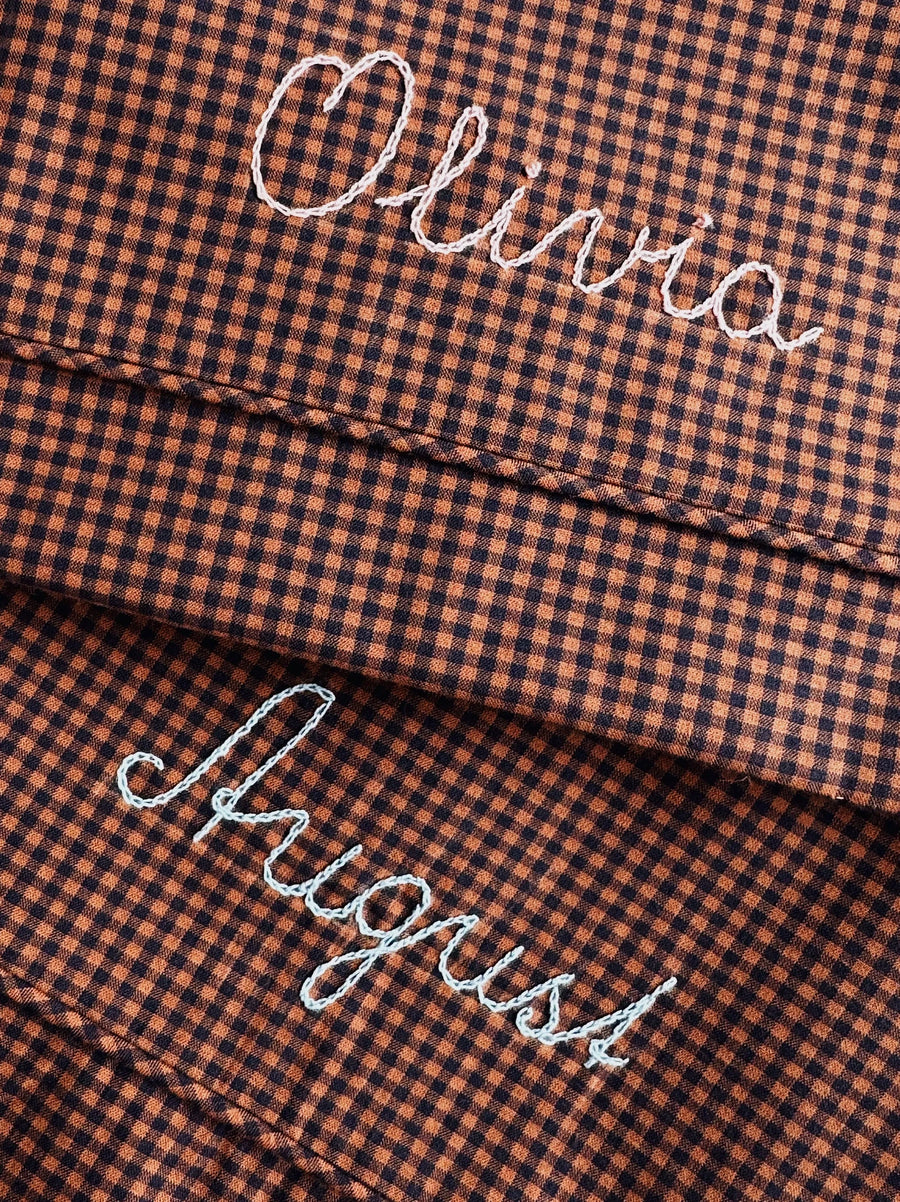 Baby bundle indigo check: Bedding, Duvet & Pillow