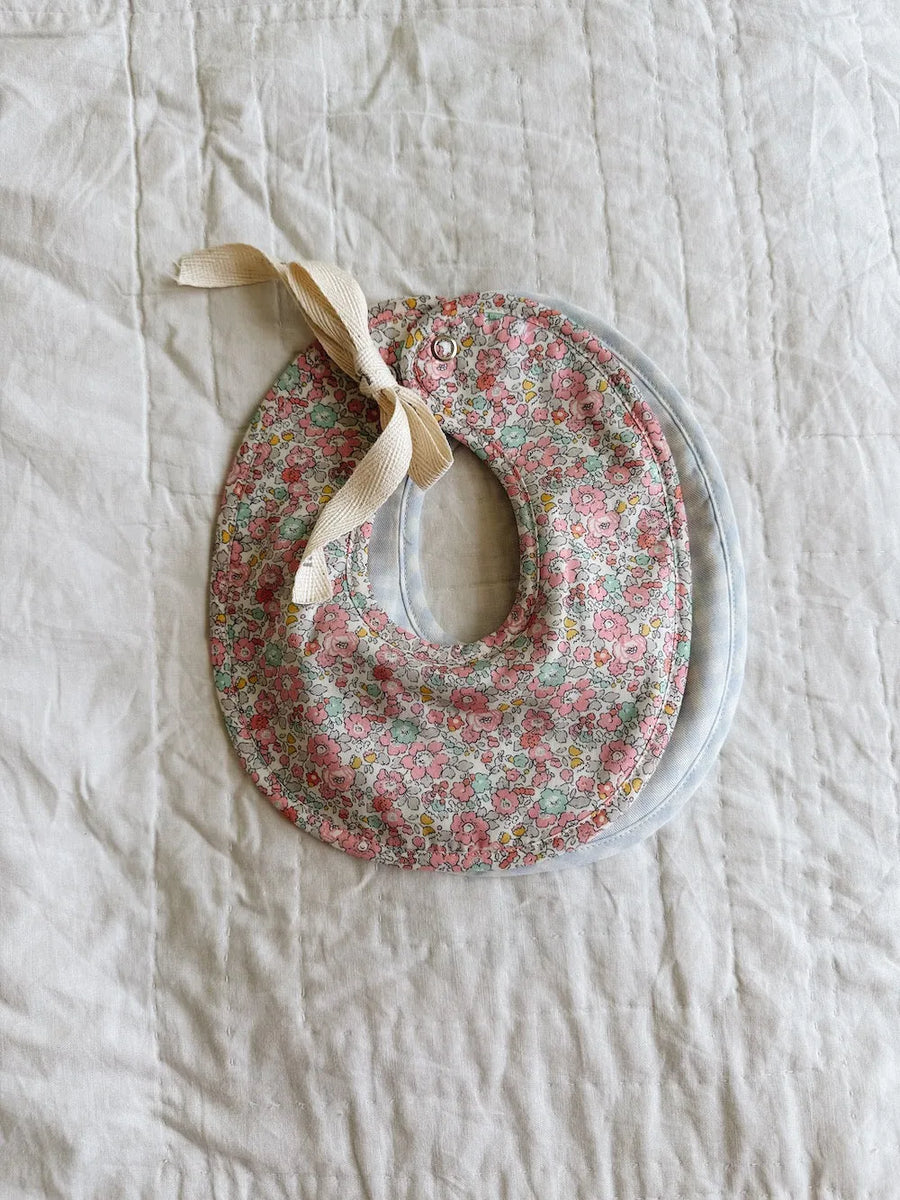 Bibi bibs 2-pack pink betsy