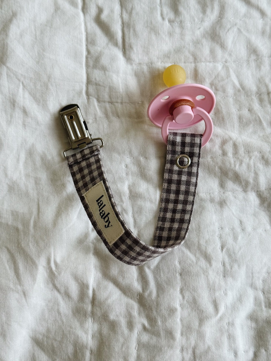 Pacifier clip mini check