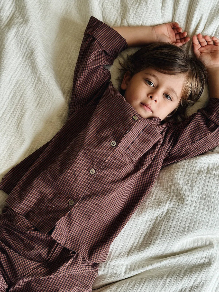 Classic Pyjamas Indigo Check