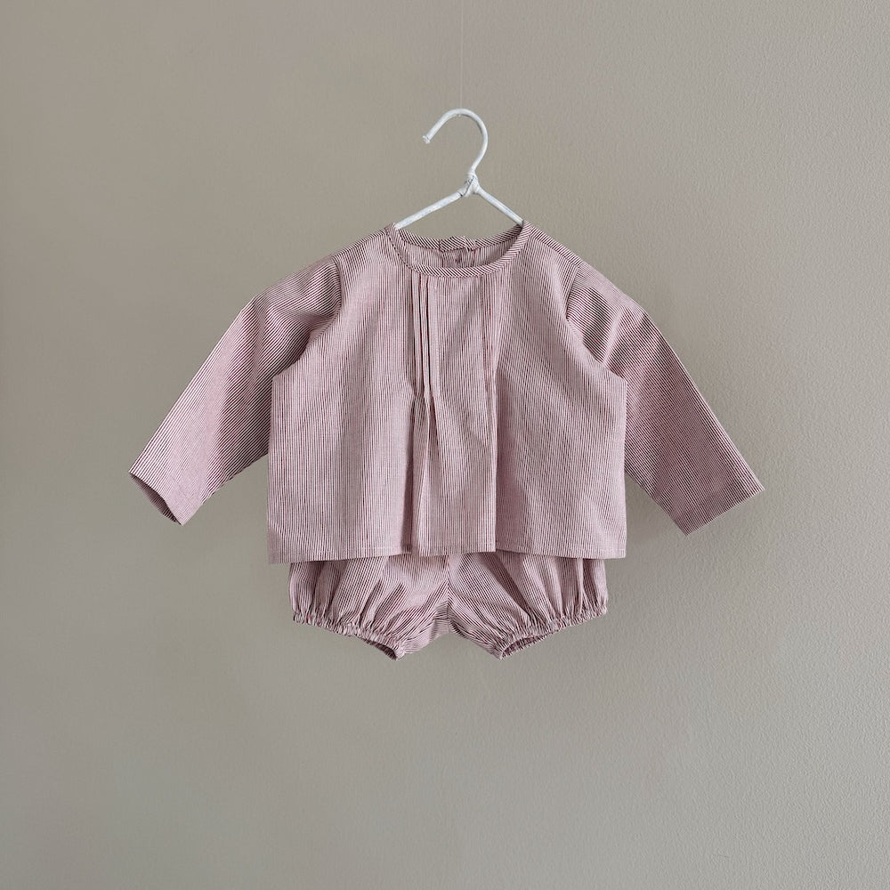 Lalaby - Wanda set berry stripe