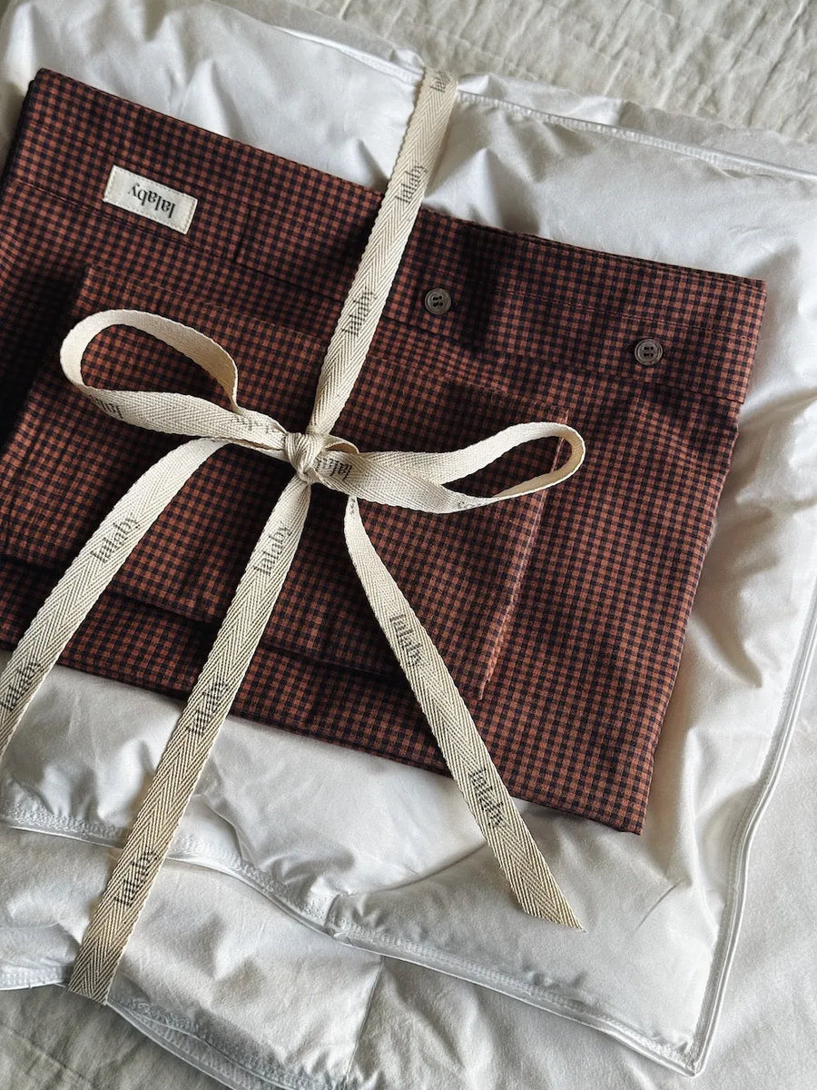 Baby bundle indigo check: Bedding, Duvet & Pillow