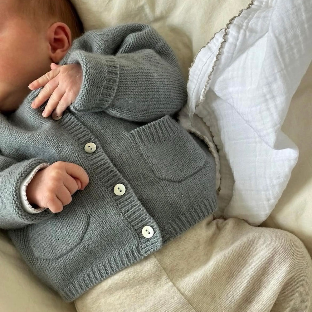 Lalaby - Bobbie cardigan dove (baby)