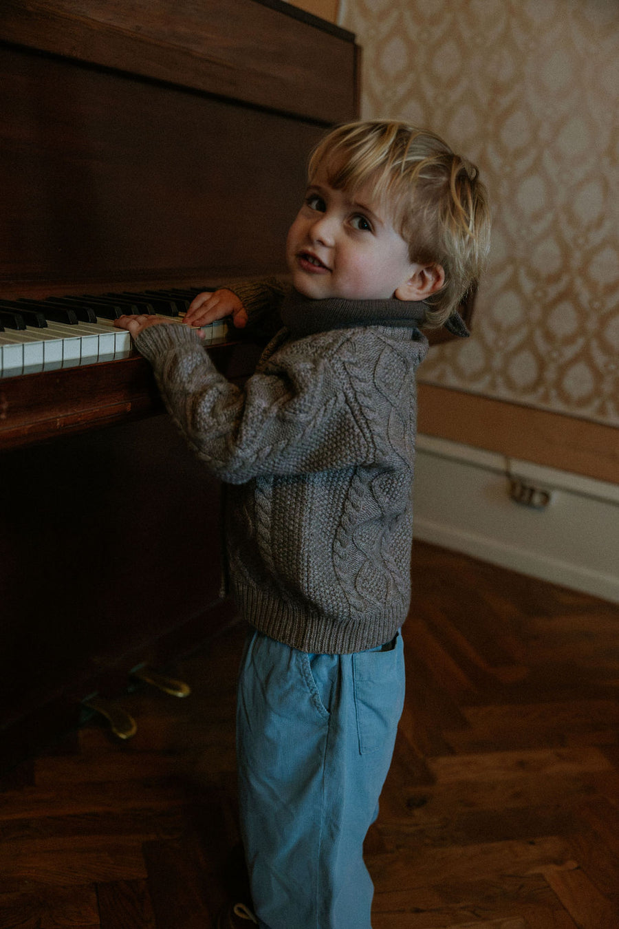 Coby cardigan millet (kids)