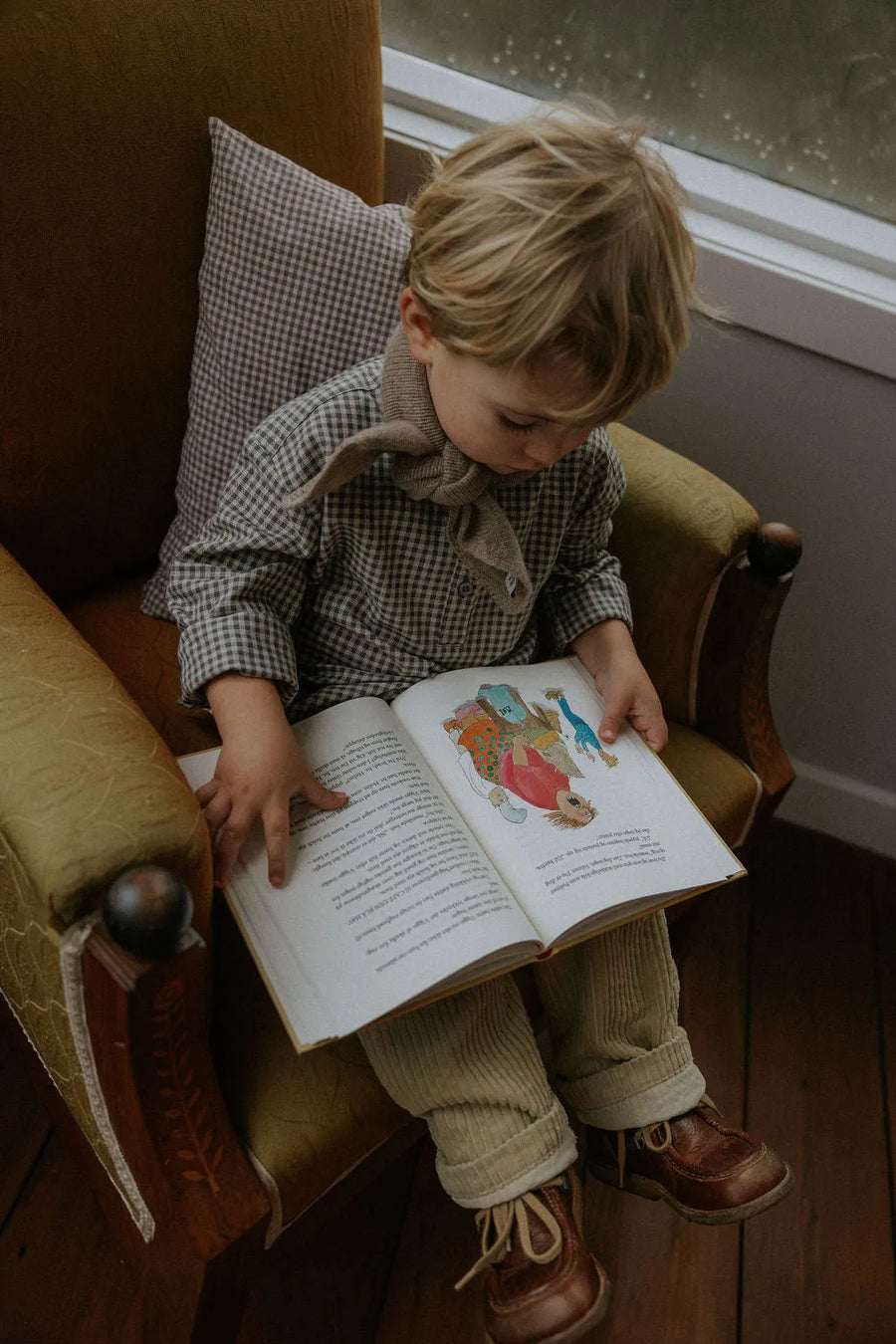 Carlo shirt forest check (kids)