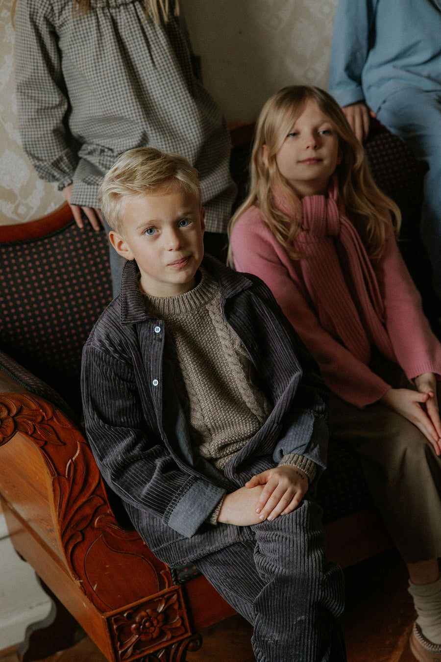 Aran sweater millet (kids)