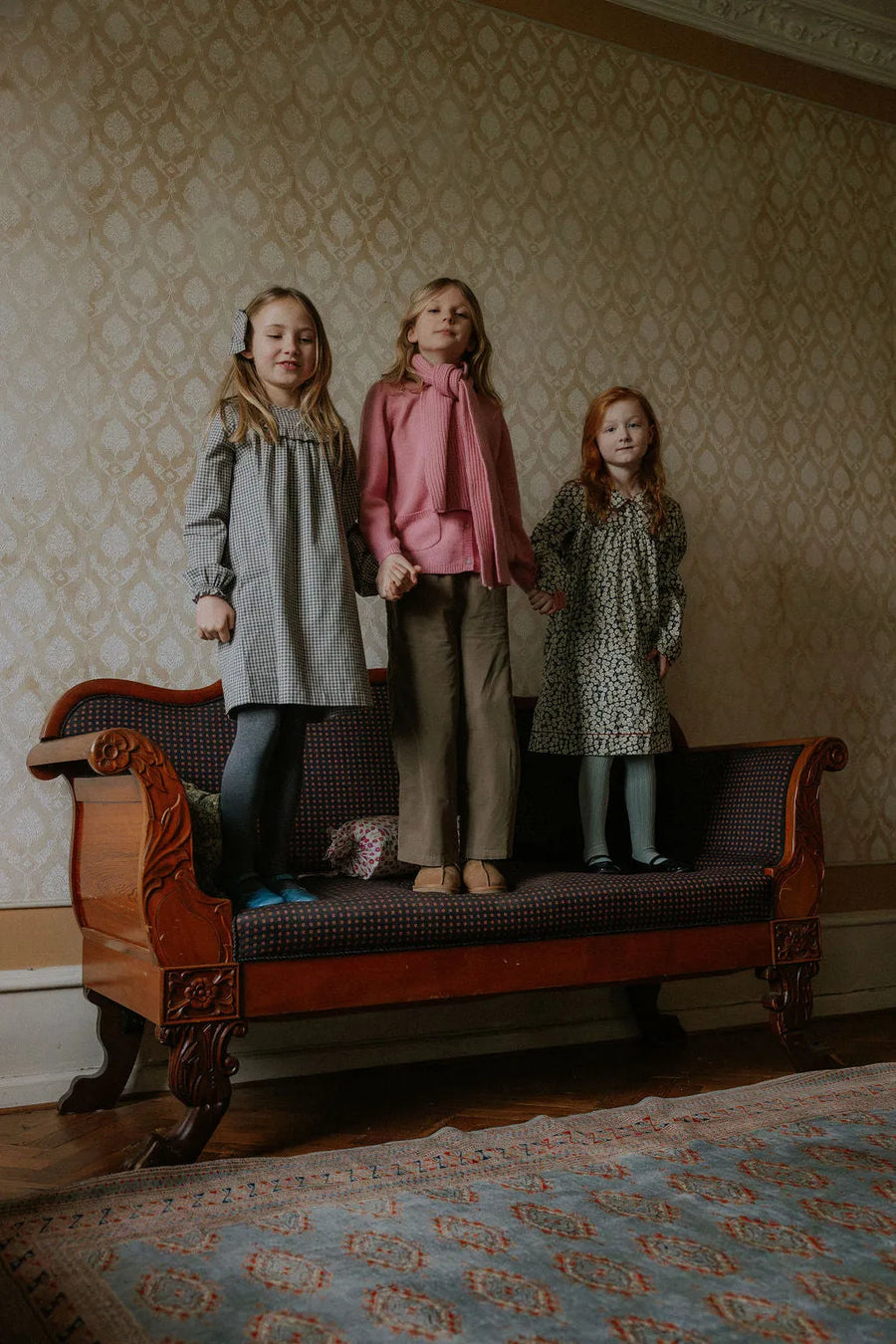 Noey dress forest check (kids)