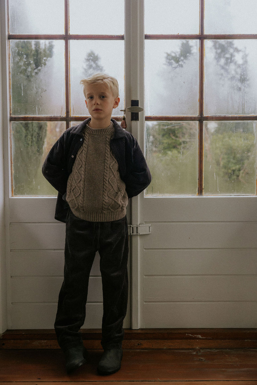 Aran sweater millet (kids)