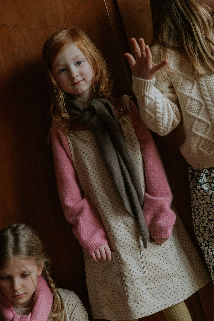 Atlas scarf big brown