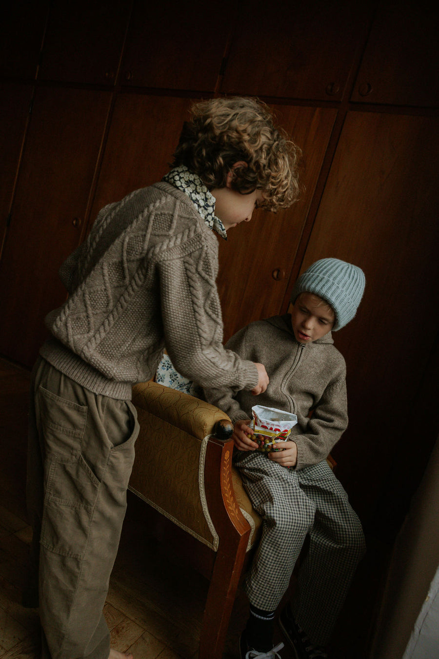 Coby cardigan millet (kids)