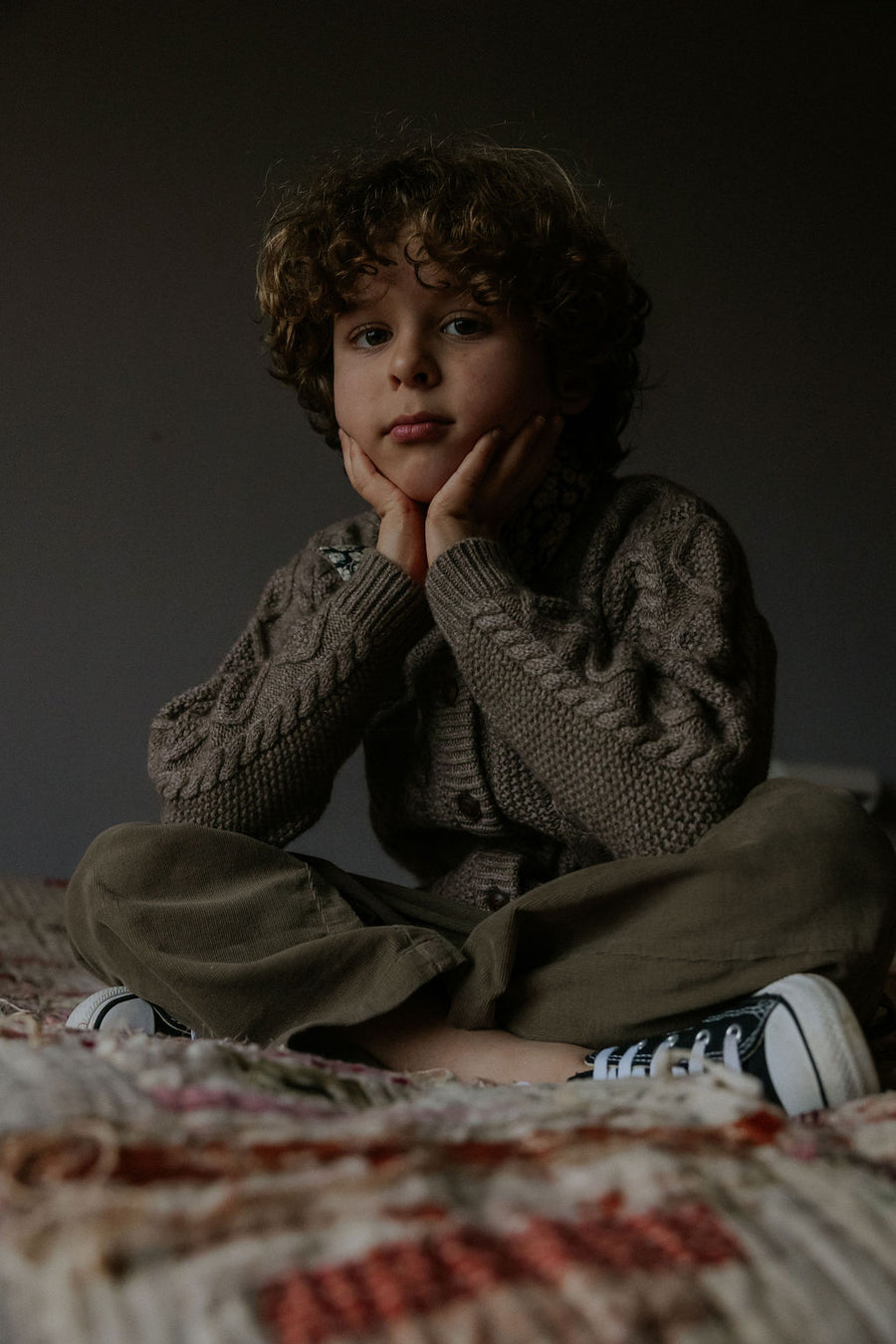 Coby cardigan millet (kids)