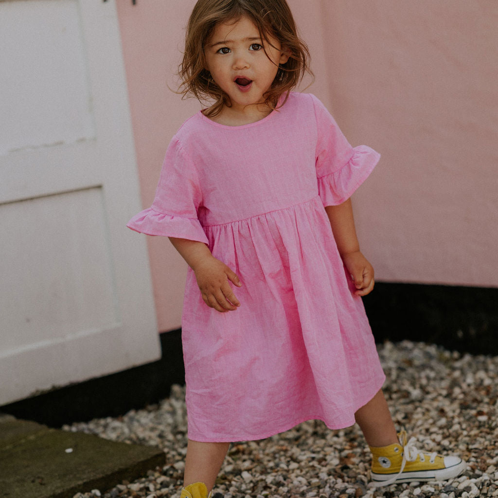 Viola dress raspberry