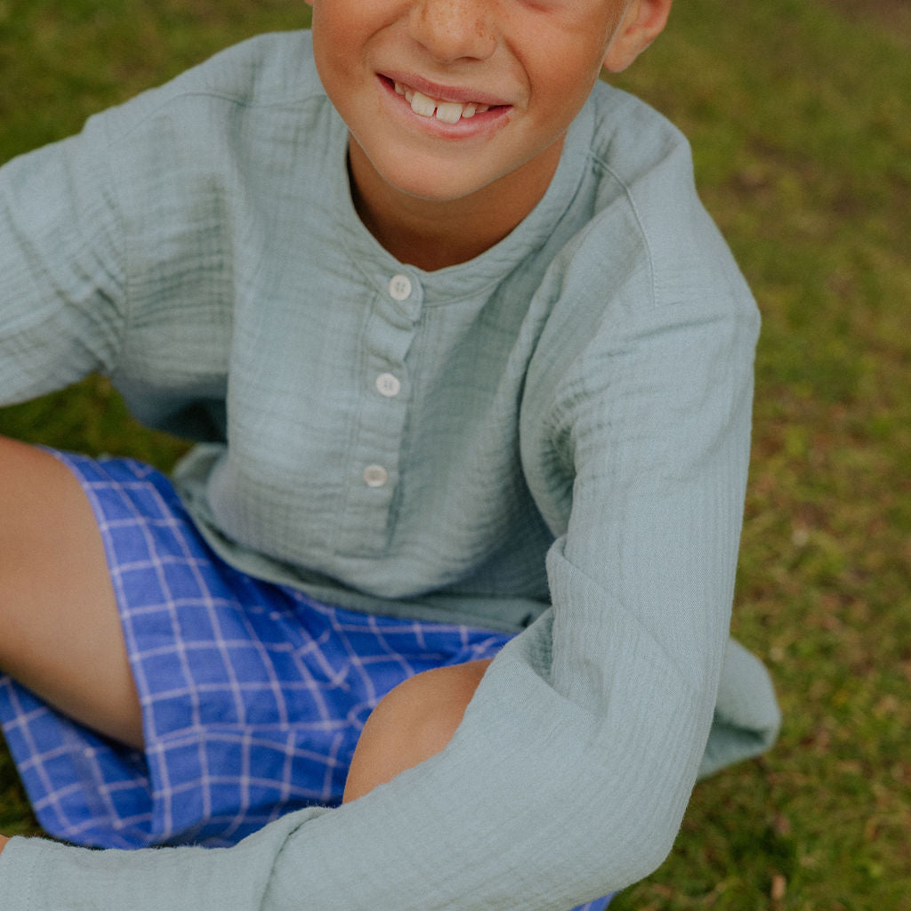 Andrea shorts art blue