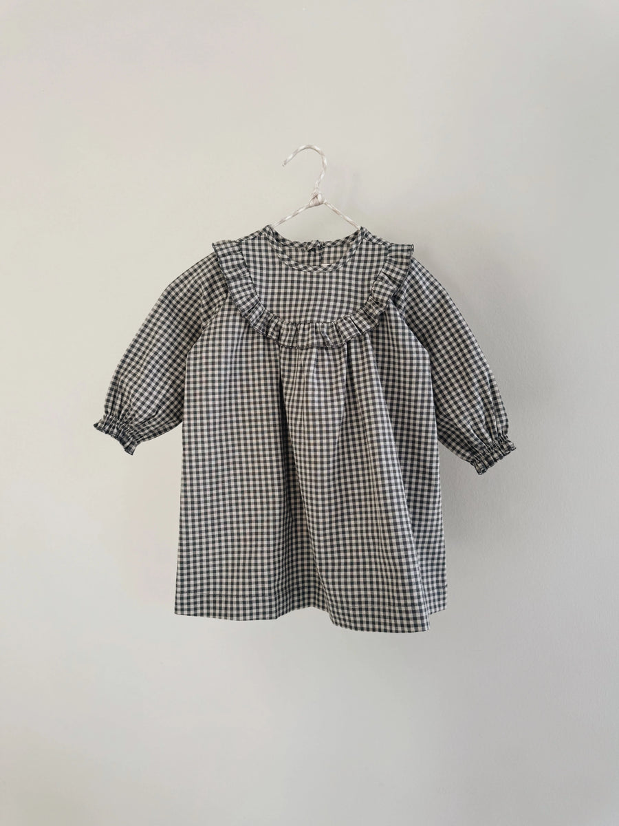 Noey dress forest check (baby)