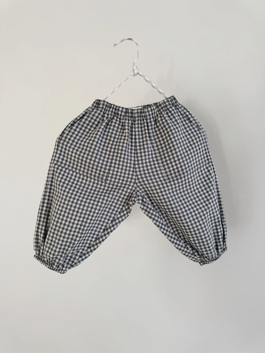 Panda pants forest check