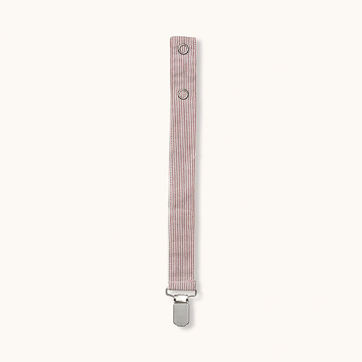 Lalaby - Pacifier clip berry stripe