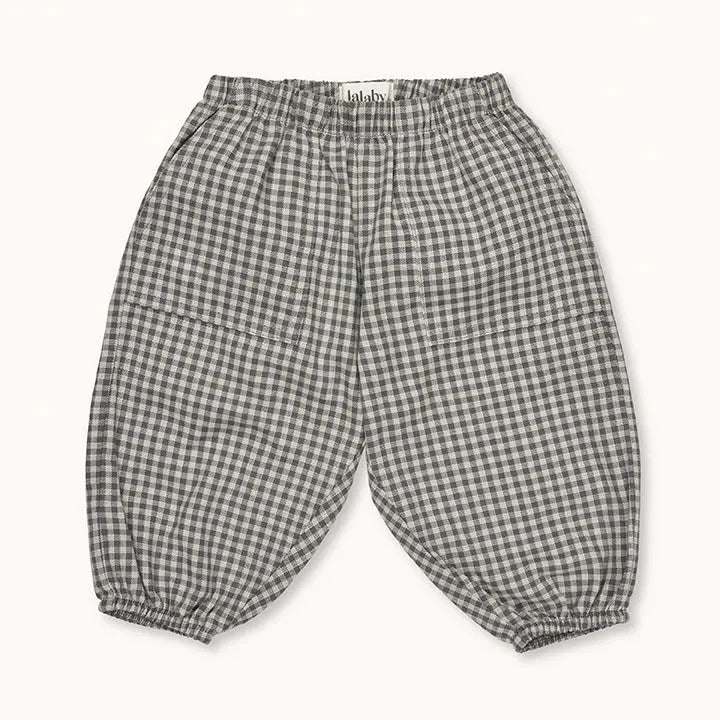 Panda pants forest check