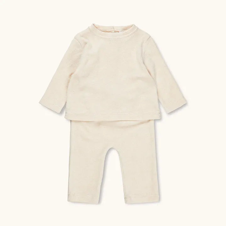 Terry baby sæt vanilla