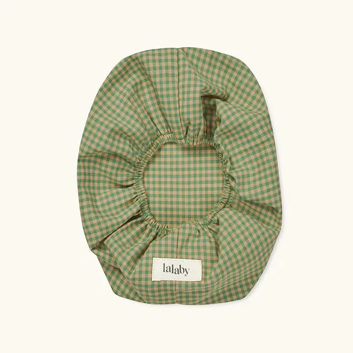 Wet wipe cover green check