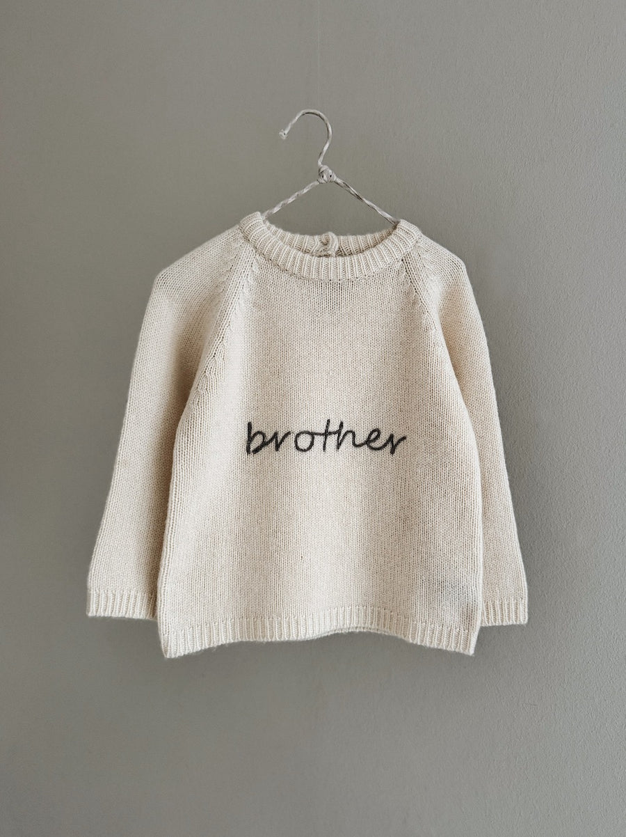 Brother sweater natural (kids)