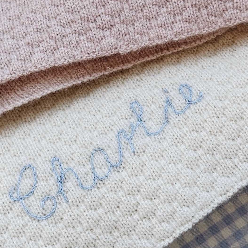 Lalaby - Aura cashmere blanket natural