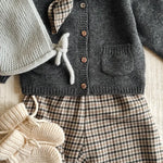 Lalaby AW26 baby boy look in shades of natural, storm, tweedy & bluey