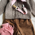 Lalaby AW26 baby girl look in shades of cookie, millet, sorbet & tiny check pink