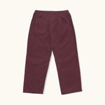 Lalaby Axel trousers for kids in ruby red cotton baby cord