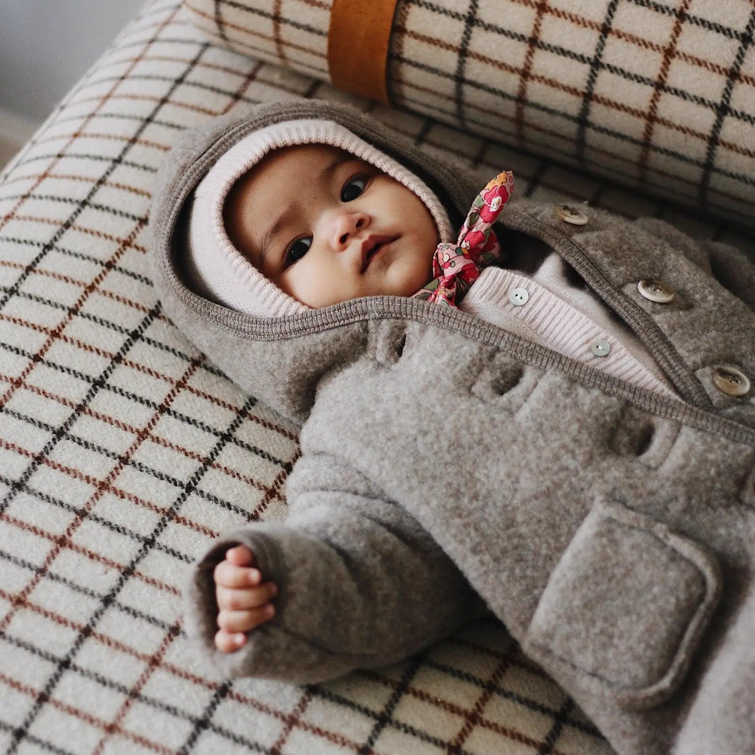 Lalaby - Bobbie cardigan powder (baby)