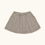 Lalaby Dagmar skirt for kids in tweedy check organic cotton