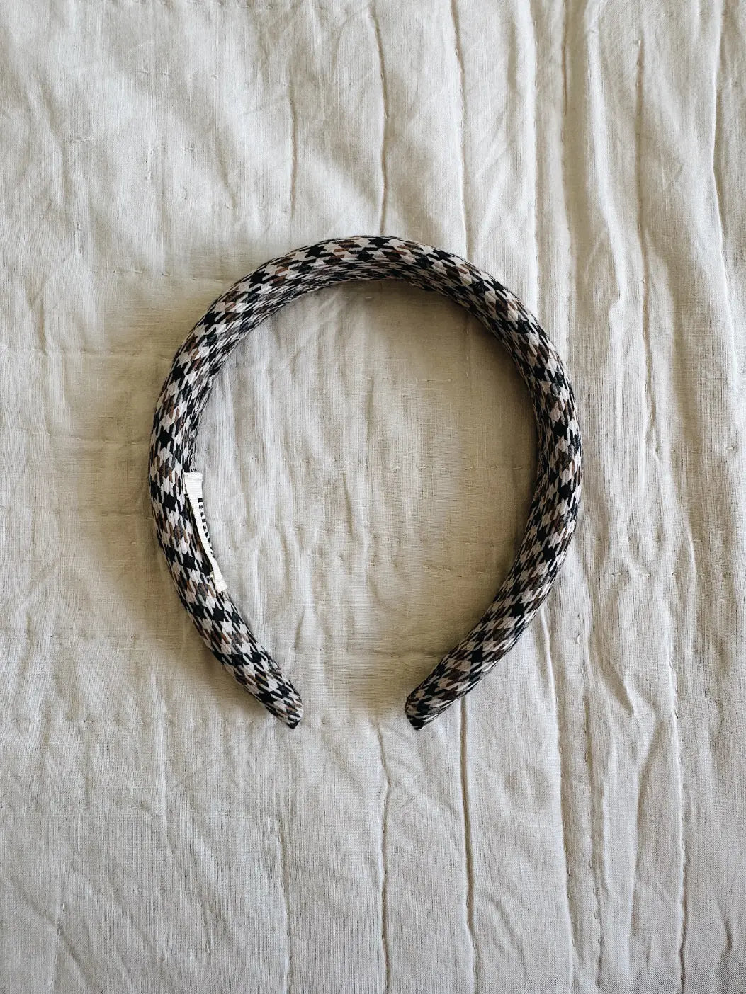Lalaby Headband for kids in 100% organic cotton Tweedy check