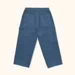 Lalaby Maxi pants for kids in whale blue cotton baby cord